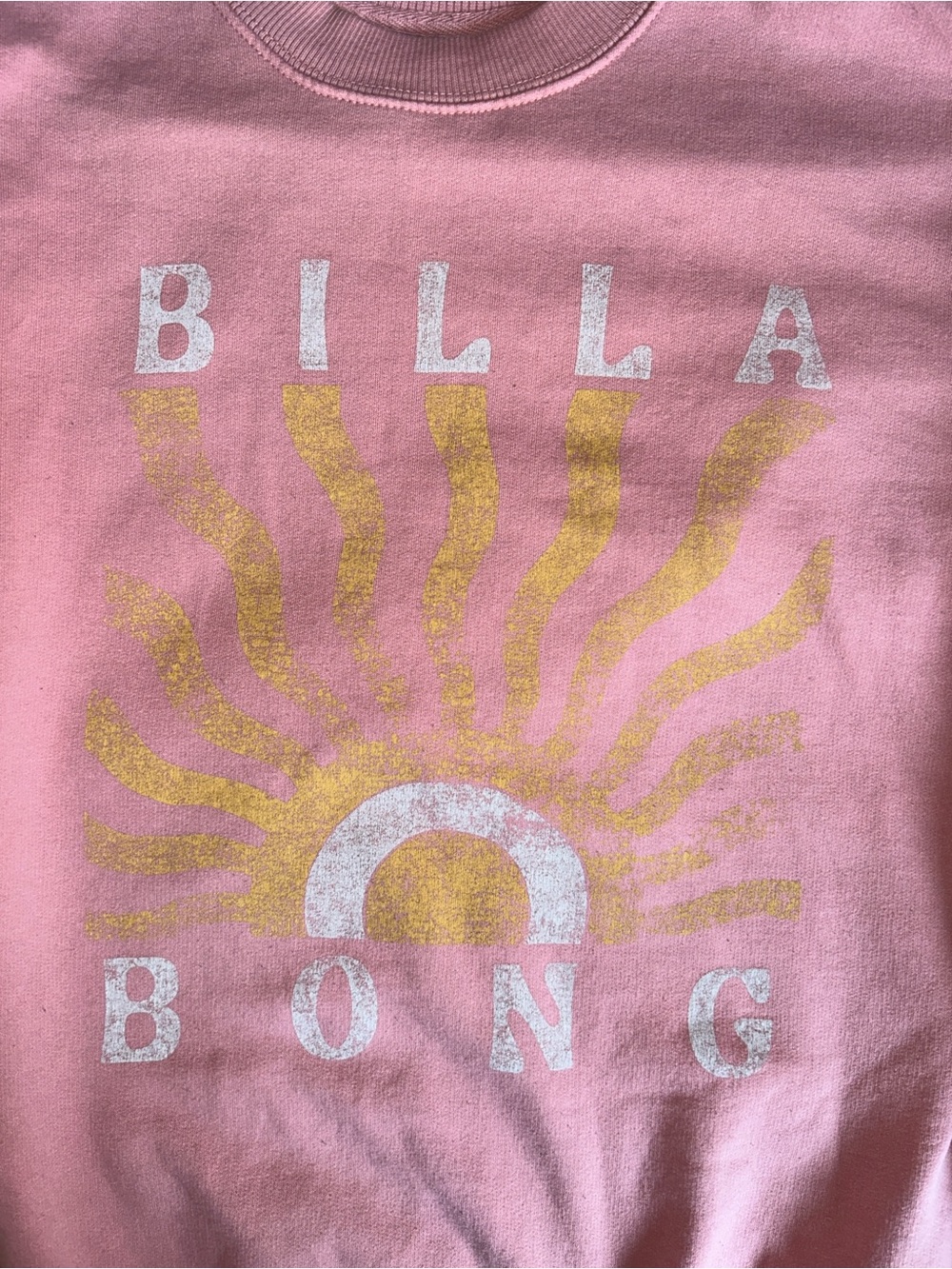 Billabong Pink Sunrise Graphic Sweatshirt - Picture 3 of 3